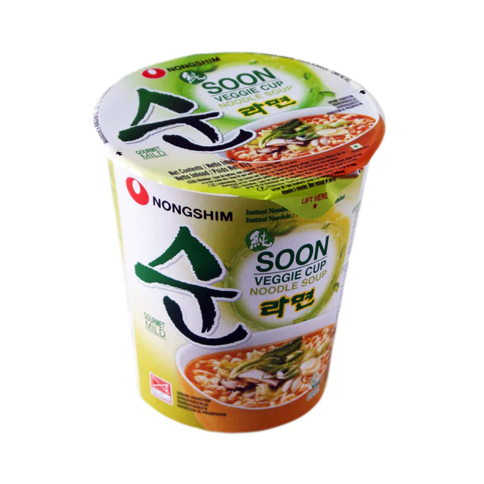 Nongshim Soon Veggie Ramyun Cup 67g
