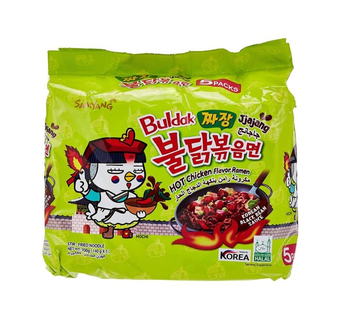 Samyang JJajang Hot Chicken Ramen 140gX5