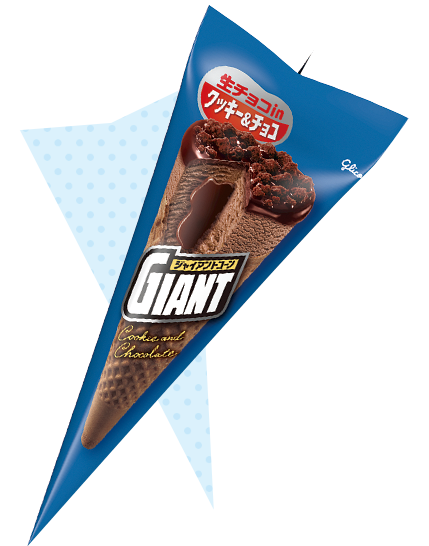 Glico Giant Cone Cookie & Chocolate 140ml