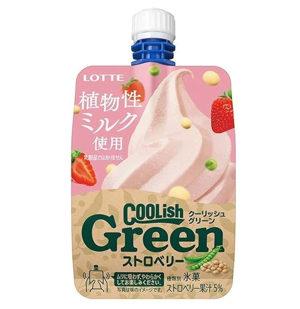 Lotte Coolish Green Strawberry 140ml