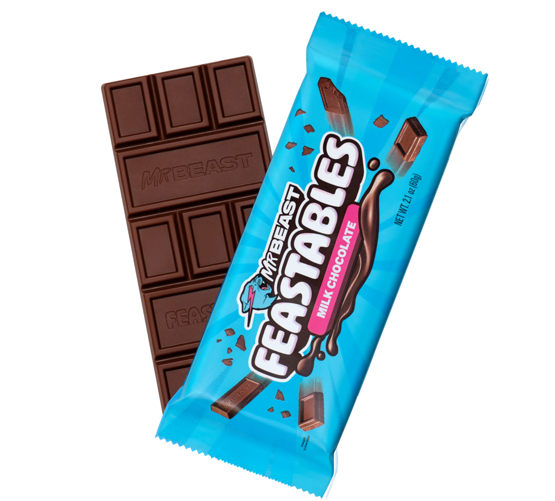 MrBeast Feastables Milk Chocolate 60g - Image 2