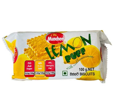 CBL Munchee Lemon Puff 100g