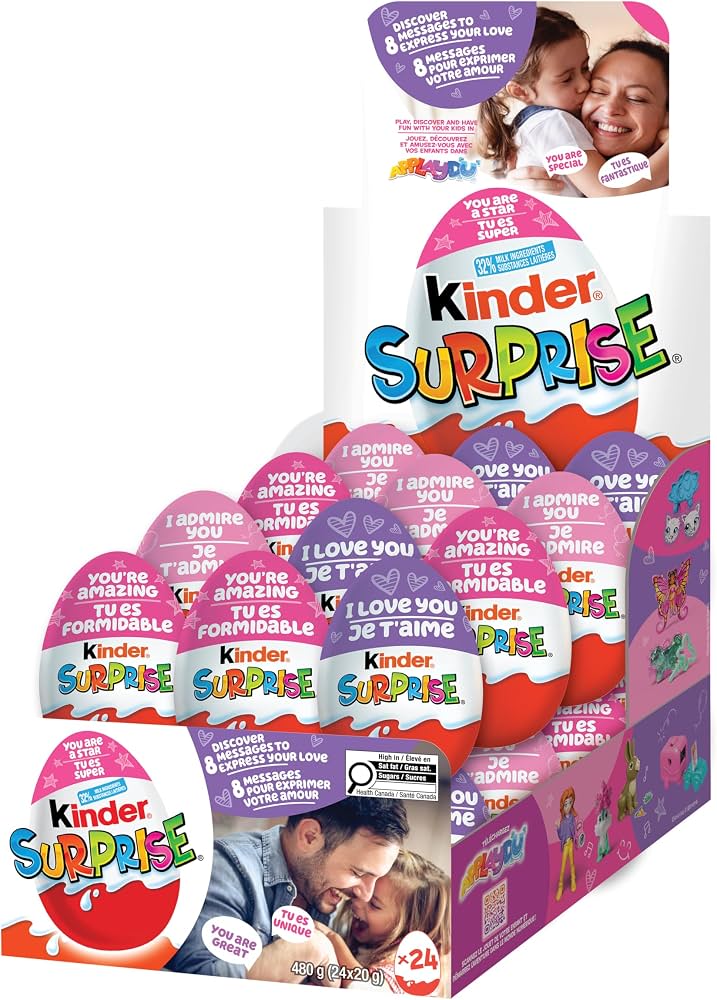 Kinder Surprise Egg Pink 20g
