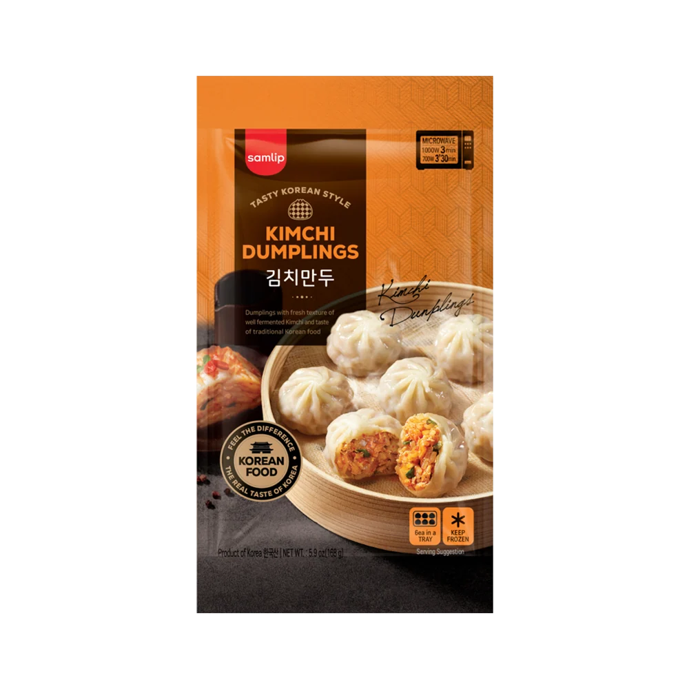 Samlip Kimchi Dumplings in Tray 168g