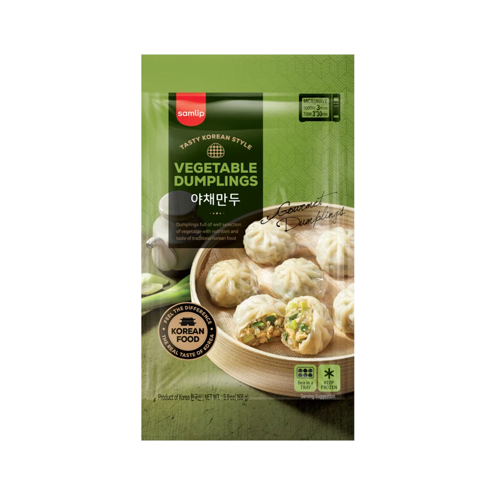 Samlip Vegetable Dumplings in Tray 168g