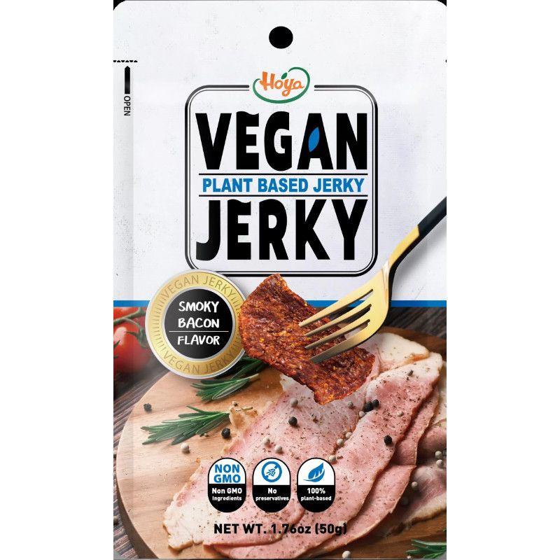 Hoya Vegan Jerky Smoky Bacon Flavor 50g