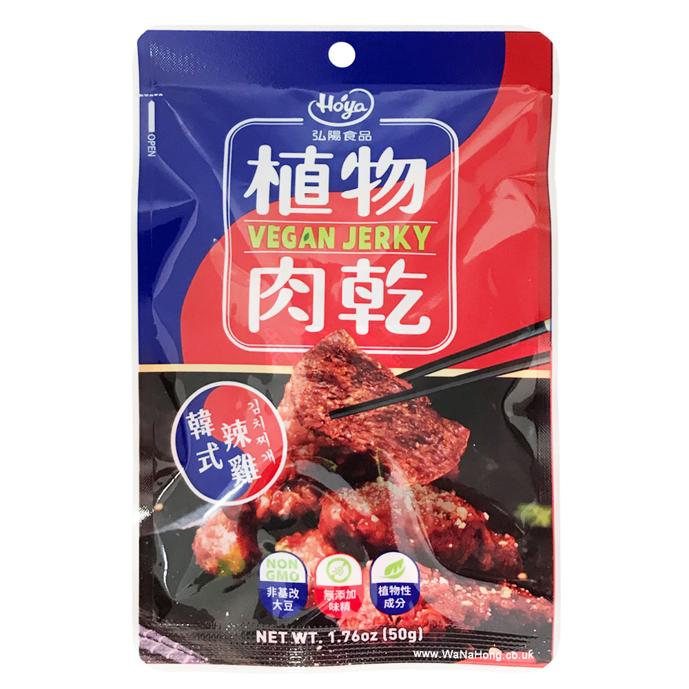 Hoya Vegan Jerky Korean Hot Chicken Flavor 50g