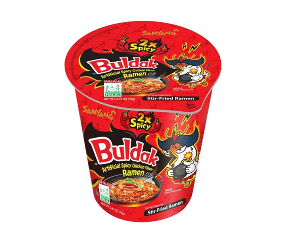 Samyang Hot Chicken Ramen 2X Spicy Cup 70g