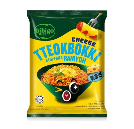 Bibigo Stir-Fried Cheese Tteokbokki Ramyun 124g
