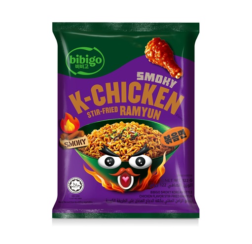 Bibigo Stir-Fried Smoky K-Chicken Ramyun 122g