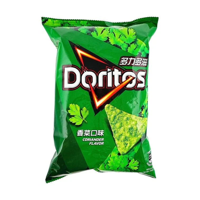 Doritos Corn Chips Coriander (Cilantro) Flavor 102g