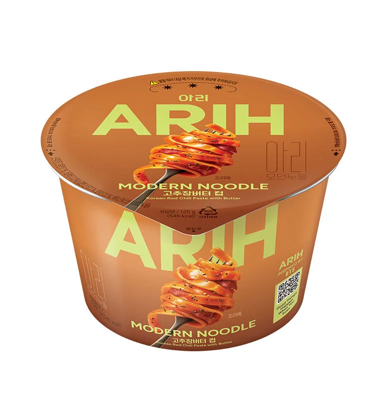 ARIH Modern Noodle Cup K-Red Chili Paste with Butter 125g