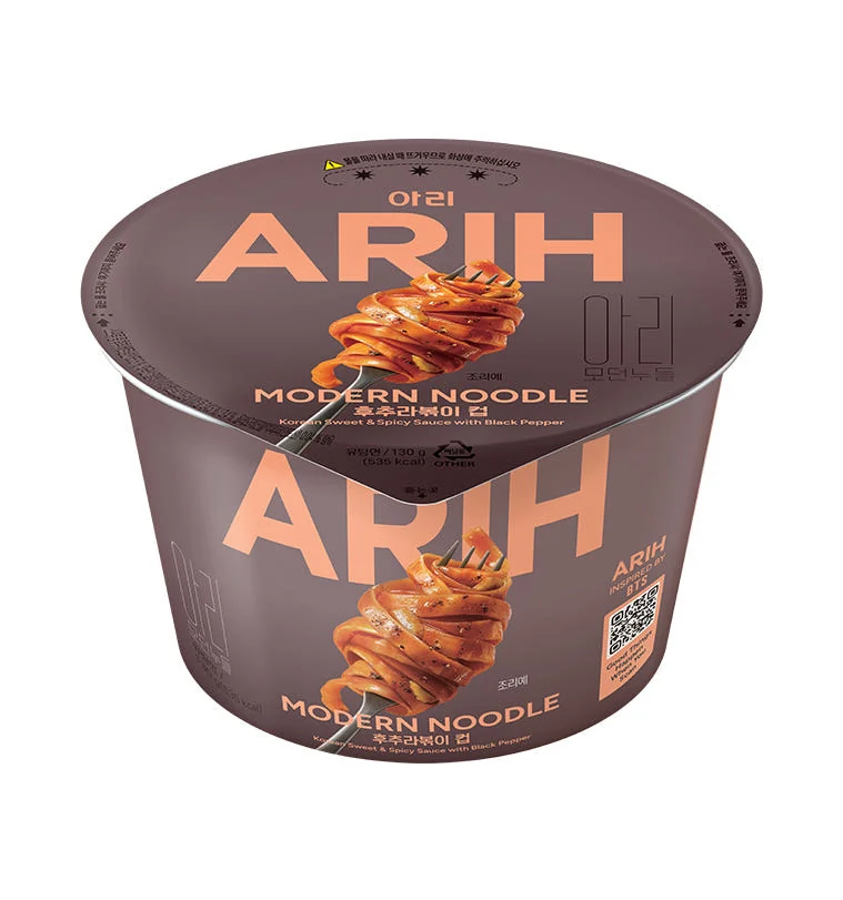 ARIH Modern Noodle Cup K-Sweet & Spicy with Black Pepper 125g