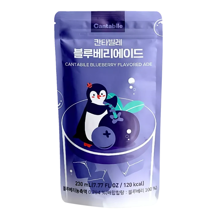 Cantabile Blueberry ADE Pouch Drink 230ml