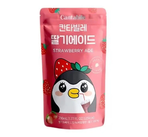 Cantabile Strawberry ADE Pouch Drink 230ml