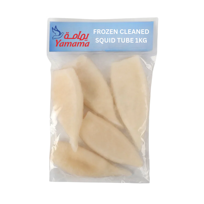 Yamama Frozen Cleaned Squid Tube U/10 1Kg