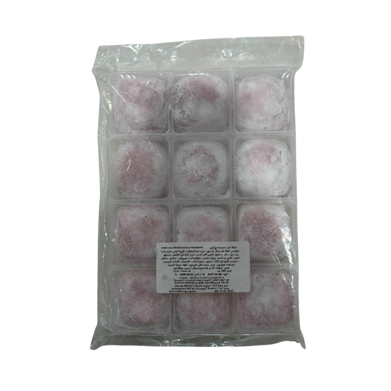 Yamafuku Cream Daifuku Strawberry (12pcs) 360g